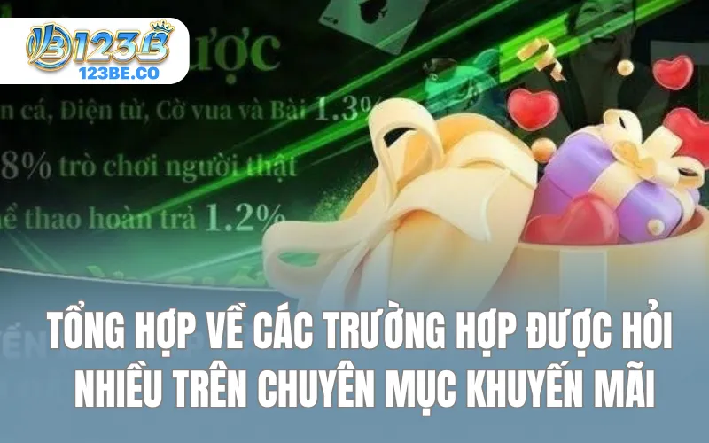 Tổng hợp về các trường hợp được hỏi nhiều trên chuyên mục khuyến mãi