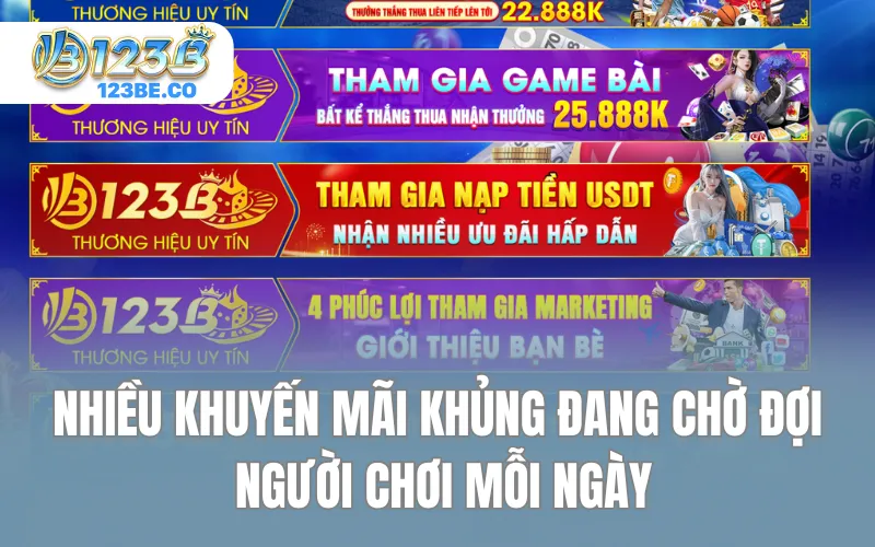 Nhiều khuyến mãi khủng đang chờ đợi người chơi mỗi ngày