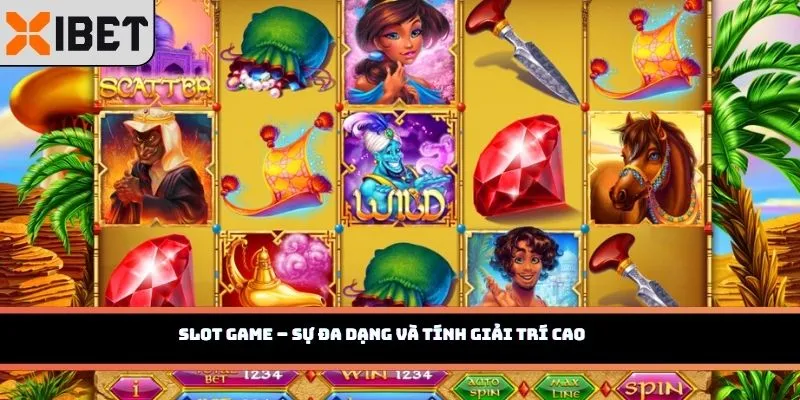 Slot game – Sự đa dạng và tính giải trí cao